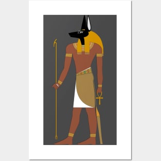 Golden Anubis Posters and Art